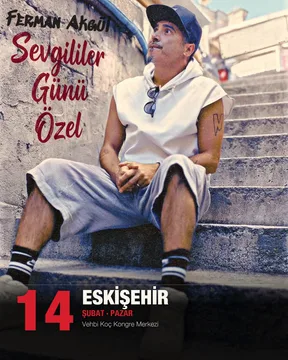 Eskişehir — Ferman Akgül, 14 Şubat 2027, Vehbi Koç Kongre Merkezi — konser afişi
