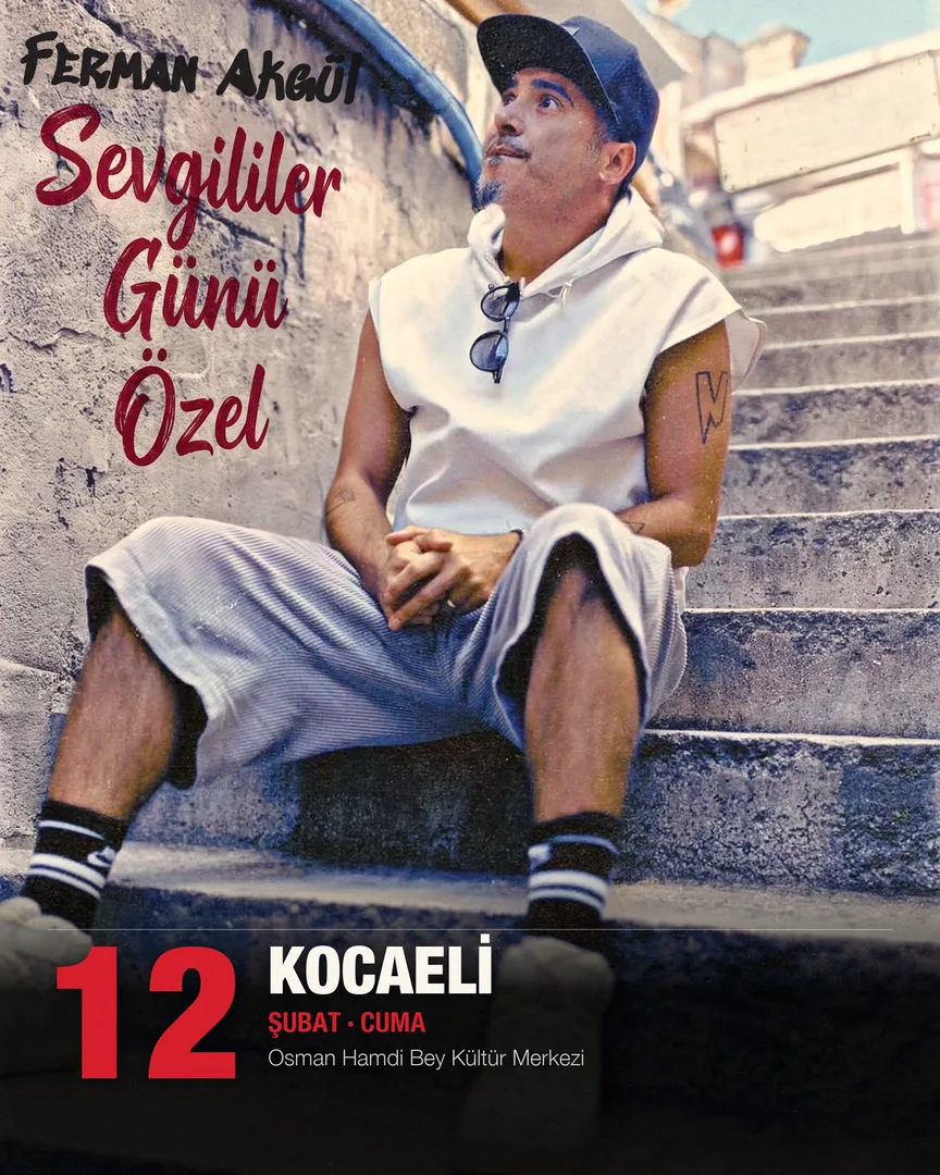 Kocaeli — Ferman Akgül, 12 February 2027, Osman Hamdi Bey Kültür Merkezi — concert poster